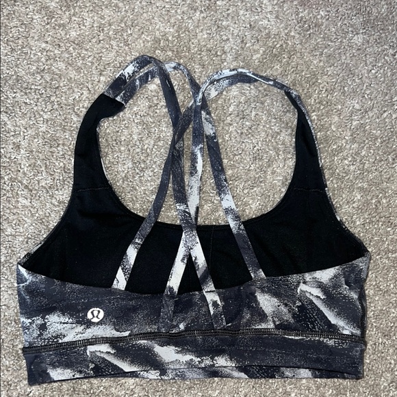 Lululemon Sports Bra - Black and White - Picture 2 of 3